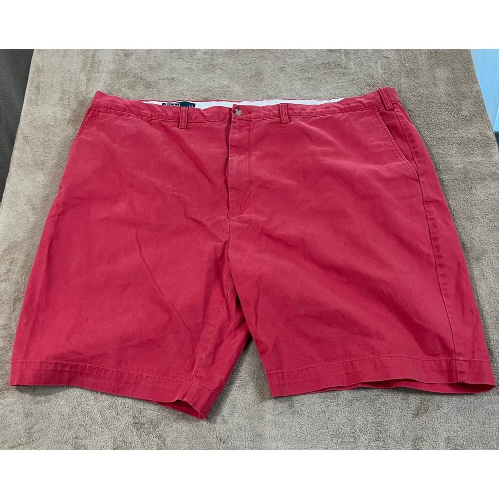 Vintage Polo Ralph Lauren Short Men Size 48B Big Red Preppy 10" Good stains